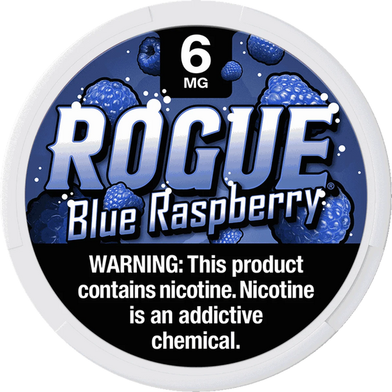 
Rogue Blue Raspberry Nicotine Pouches (5 Pack) - 6mg