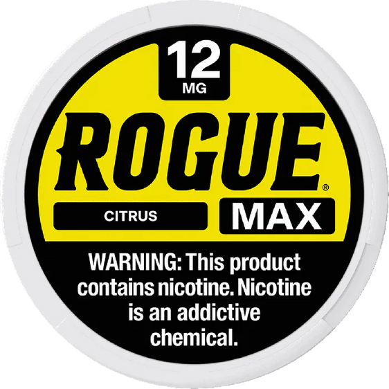 
Rogue MAX Citrus Nicotine Pouches - 5 Pack