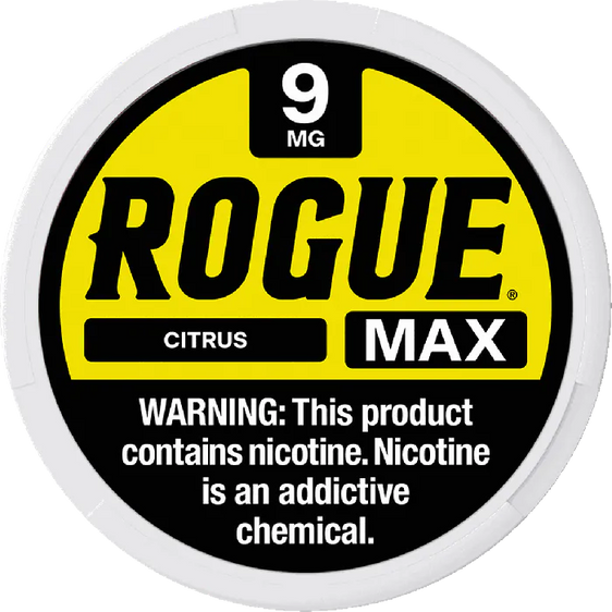 
Rogue MAX Citrus Nicotine Pouches - 5 Pack
