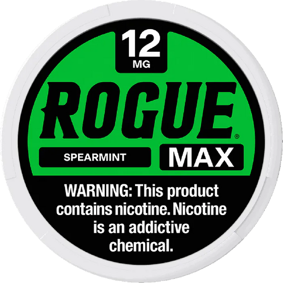 
Rogue MAX Spearmint Nicotine Pouches - 5 Pack