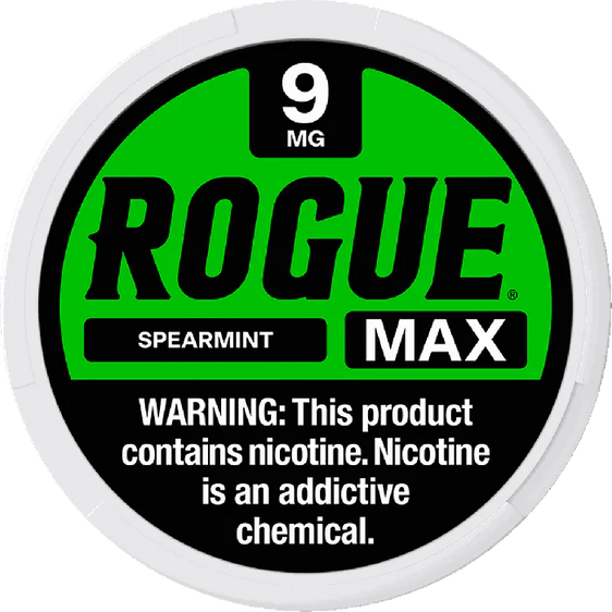 
Rogue MAX Spearmint Nicotine Pouches - 5 Pack