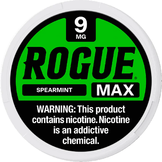 Rogue MAX Spearmint Nicotine Pouches - 5 Pack