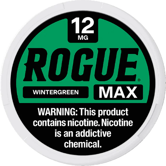 
Rogue MAX Wintergreen Nicotine Pouches - 5 Pack