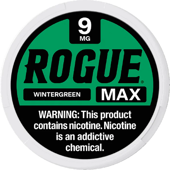 Rogue MAX Wintergreen Nicotine Pouches - 5 Pack