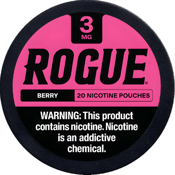 
Rogue Berry Nicotine Pouches (5 Pack) - 3mg