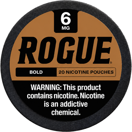
Rogue Bold Nicotine Pouches (5 Pack) - 6mg
