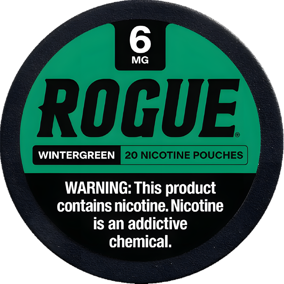 wintergreen tobacco free pouches Rogue Wintergreen Nicotine Pouches 5 Pack