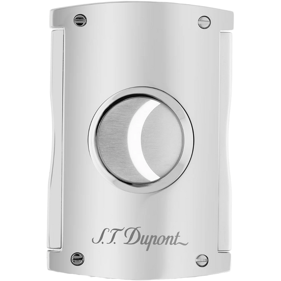 S.T. Dupont 2-in-1 Cigar Cutter & Stand – Chrome