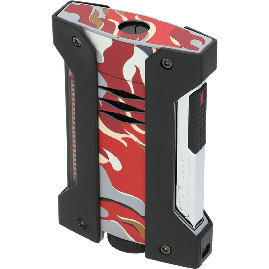 S.T. Dupont Défi Extrême Lighter – Red Flame Camo