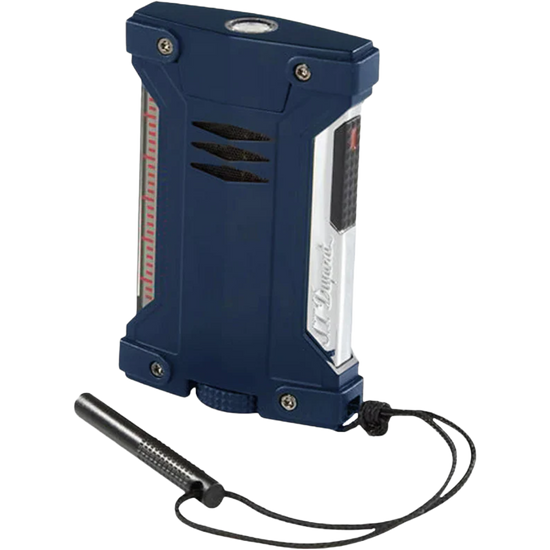 S.T. Dupont Défi Extrême Soft Flame Lighter – Matte Blue