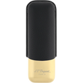 
S.T. Dupont Double Cigar Case – Black & Gold