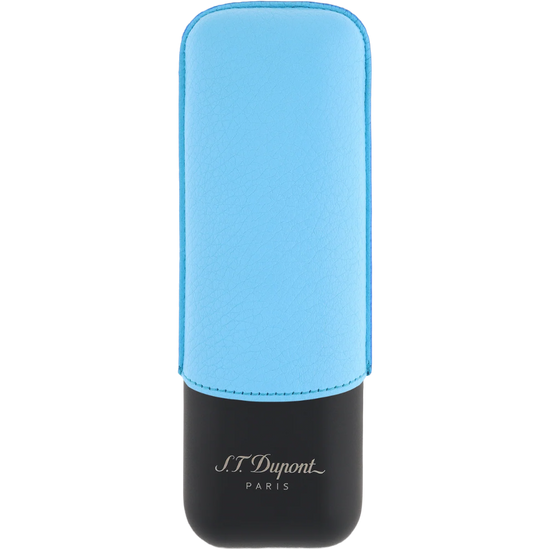 S.T. Dupont Double Cigar Case – Turquoise Blue