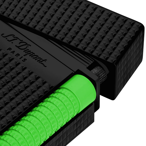 
S.T. Dupont Le Grand Lighter – Black & Green
