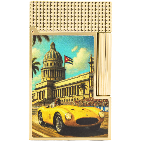 
S.T. Dupont Ligne 2 Cuba Lacquered Lighter – Yellow