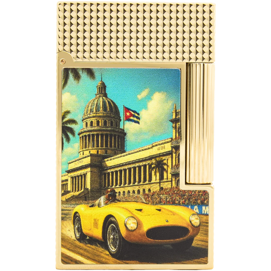 S.T. Dupont Ligne 2 Cuba Lacquered Lighter – Yellow