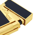 
S.T. Dupont Ligne 2 Lighter – Blue Lacquer & Yellow Gold