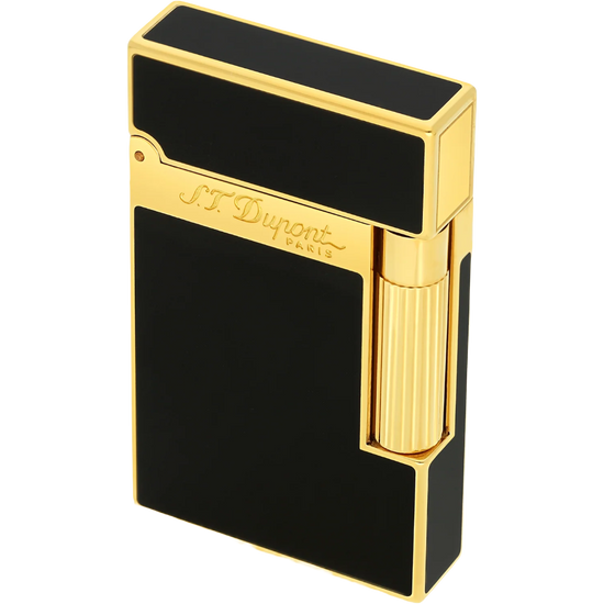 S.T. Dupont Ligne 2 Lighter – Black Lacquer & Yellow Gold