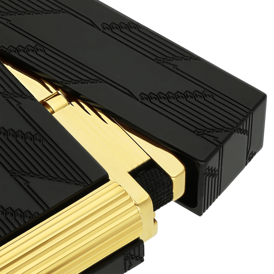 
S.T. Dupont Ligne 2 Lighter – Monogram 1872 Black