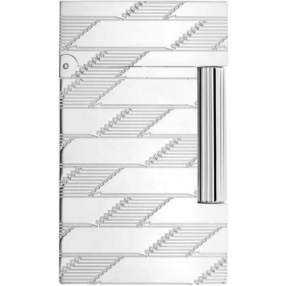 
S.T. Dupont Ligne 2 Lighter – Monogram 1872 Silver