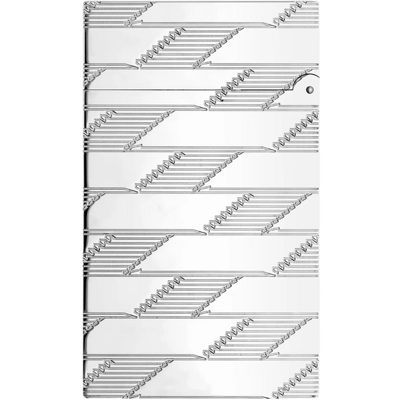 
S.T. Dupont Ligne 2 Lighter – Monogram 1872 Silver