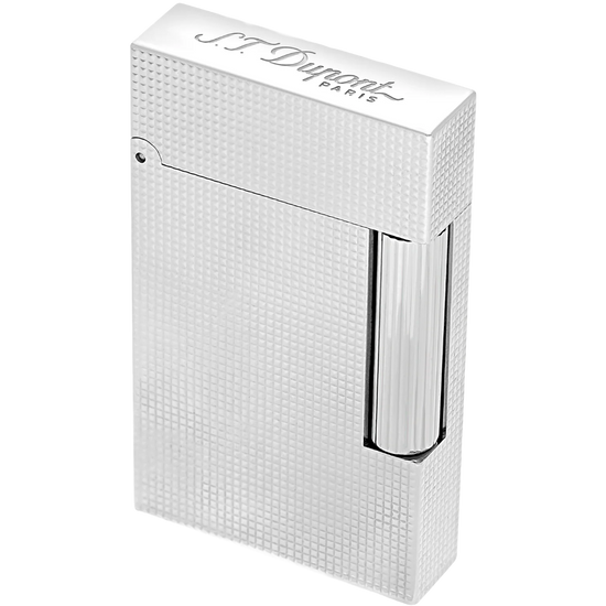 S.T. Dupont Ligne 2 Lighter – Micro Diamond Head Silver