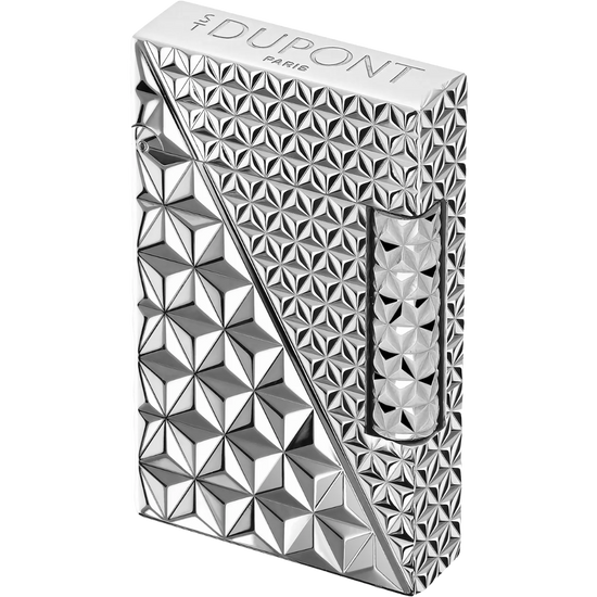 S.T. Dupont Ligne 2 Lighter – Double Fire X Silver