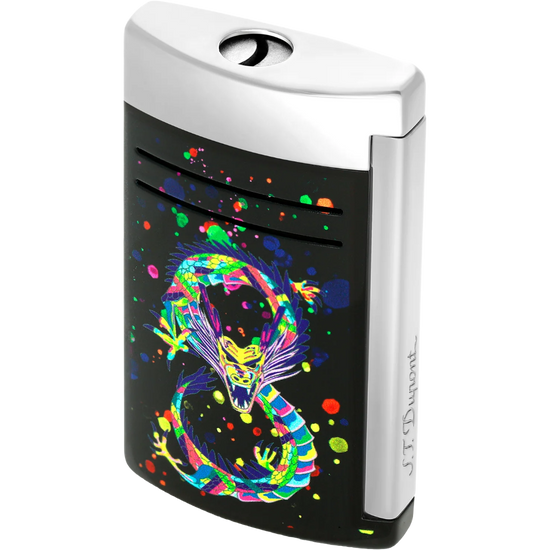 S.T. Dupont Maxijet Lighter – Glossy Black Dragon