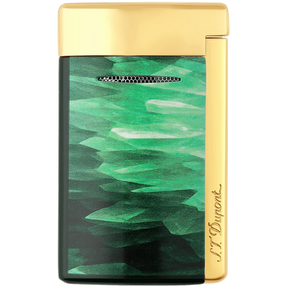 
S.T. Dupont Minijet Géode Lacquered Lighter – Green