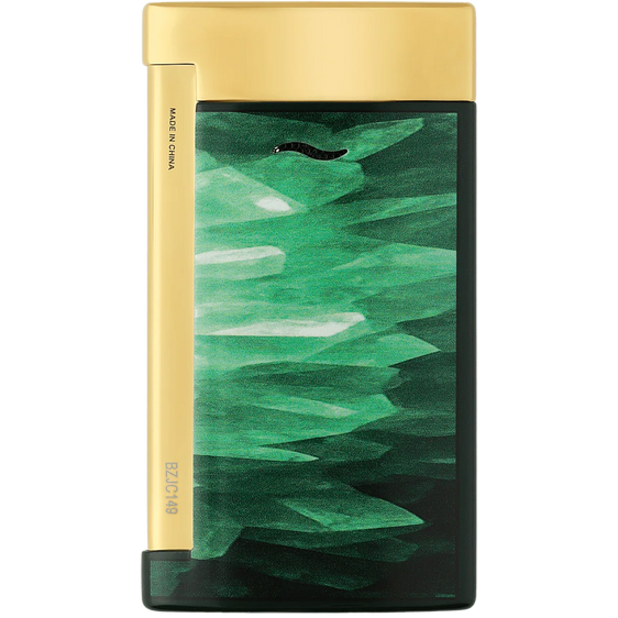 
S.T. Dupont Slim 7 Géode Lacquered Lighter – Green