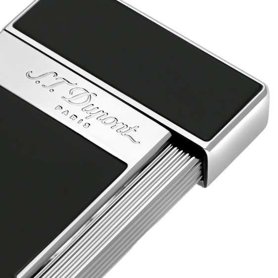 
S.T. Dupont Slimmy Lighter – Black & Chrome