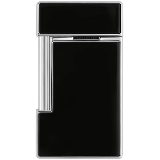 
S.T. Dupont Slimmy Lighter – Black & Chrome