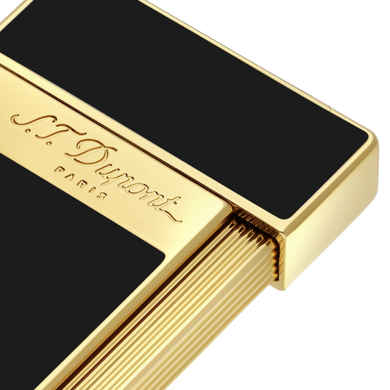 
S.T. Dupont Slimmy Lighter – Black & Gold