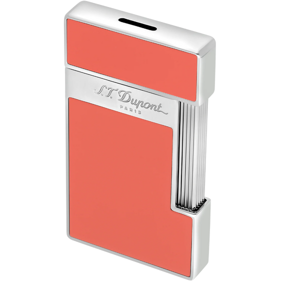 
S.T. Dupont Slimmy Lighter – Coral & Chrome