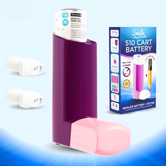 
Smyle Inhaler - Discreet 510 Battery - Purple