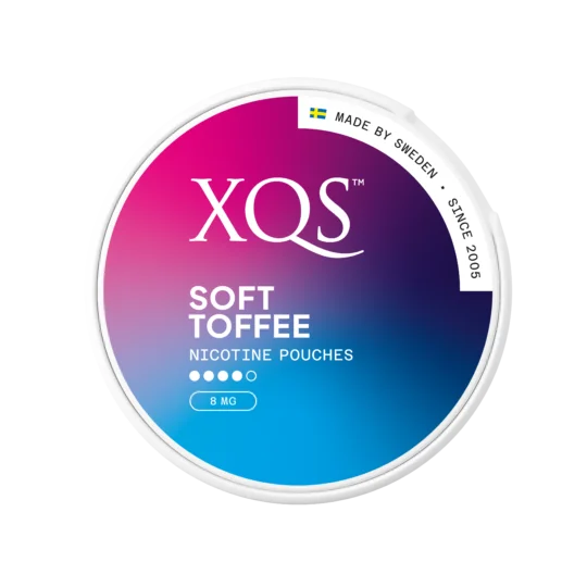 XQS Nicotine Pouches Soft Toffee - 8MG