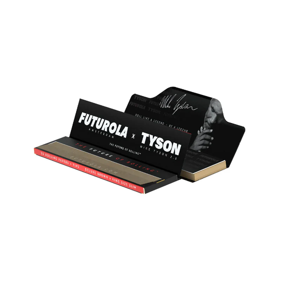
Futurola X Tyson King Size Rolling Papers + Tips - UNIT