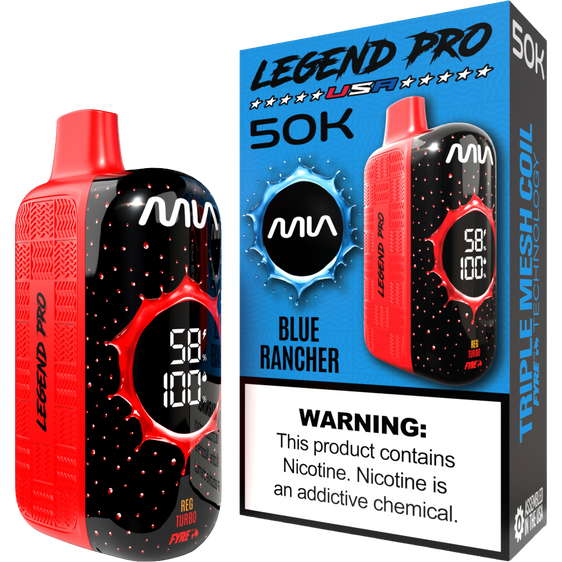 
Tyson 2.0 Legend Pro 50K Puffs Disposable Vape - Blue Rancher