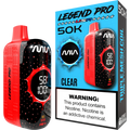 
MIA Legend Pro 50K Puffs Disposable Vape - Clear