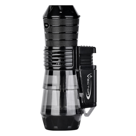 
Vector Triforce Triple Flame Torch Lighter - Black