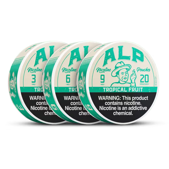
Alp Nicotine Pouches Tropical Fruit - 5 Pack