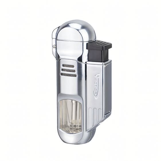 
Vector Torpedo Quad Flame Lighter - Polish Chrome