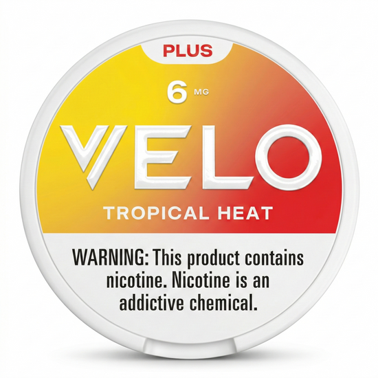 Velo Plus Nicotine Pouches Tropical Heat 6mg - 5 Pack