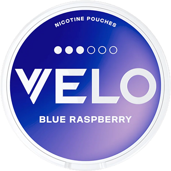 Velo Nicotine Pouches Blue Raspberry 8MG - 5 Pack