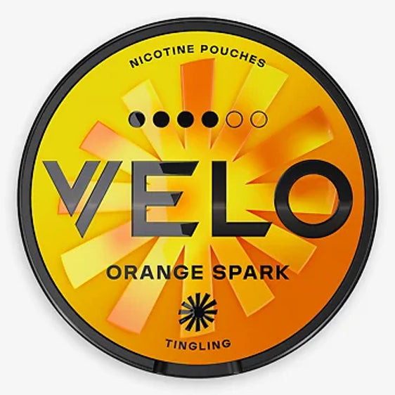 
Velo Nicotine Pouches Orange Spark 10.9MG - 5 Pack
