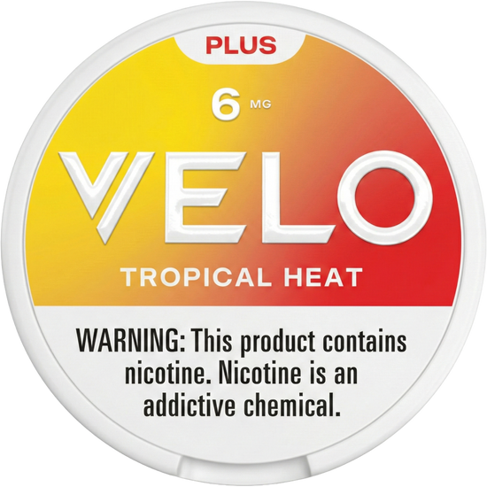 Velo Plus Nicotine Pouches Tropical Heat 6mg - 5 Pack