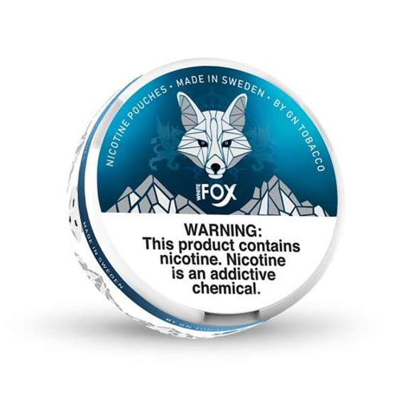 
White Fox Nicotine Pouches All White 12mg - 5 Pack