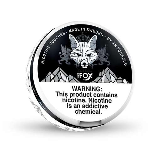 White Fox Black Edition 22.5MG Pouches – Lighter USA