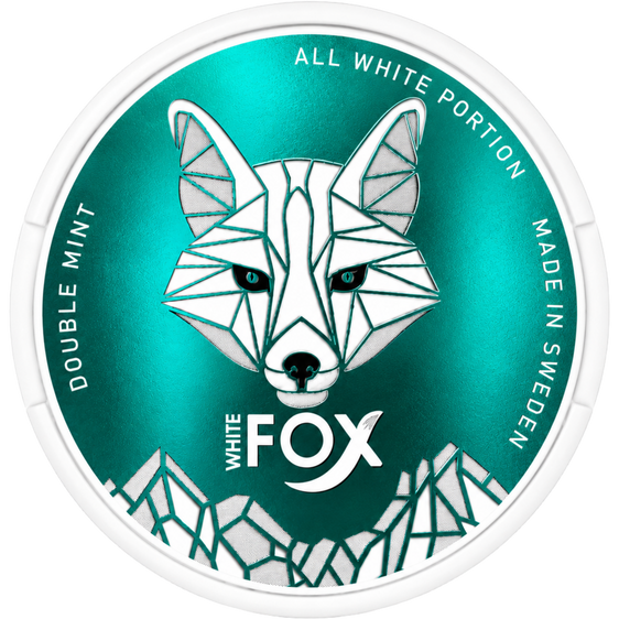 
White Fox Double Mint 12mg Nicotine Pouches (5 Pack)