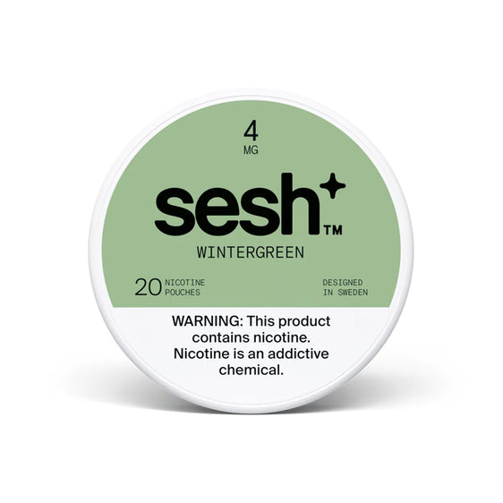 
Sesh+ Nicotine Pouches Wintergreen - 5 Pack