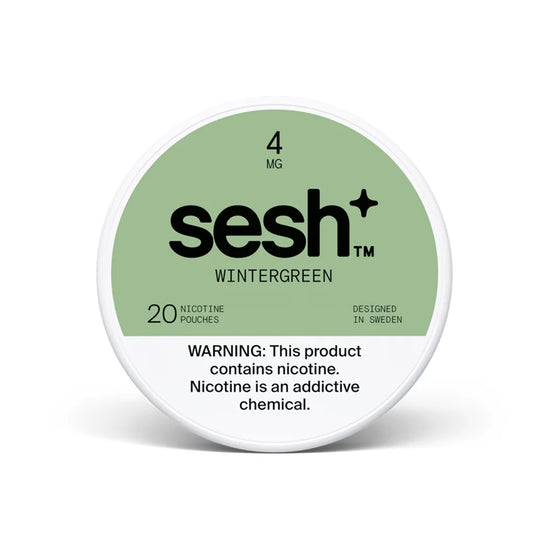 Sesh+ Nicotine Pouches Wintergreen - 5 Pack